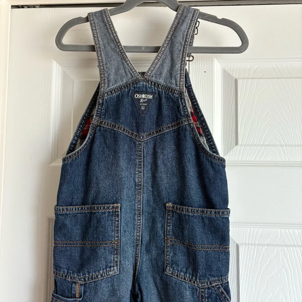 Osh kosh fleece lined overalls
